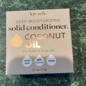 Kitsch Deep-Moisturizing Solid Conditioner Coconut Oil - Full Size - NEW NIB